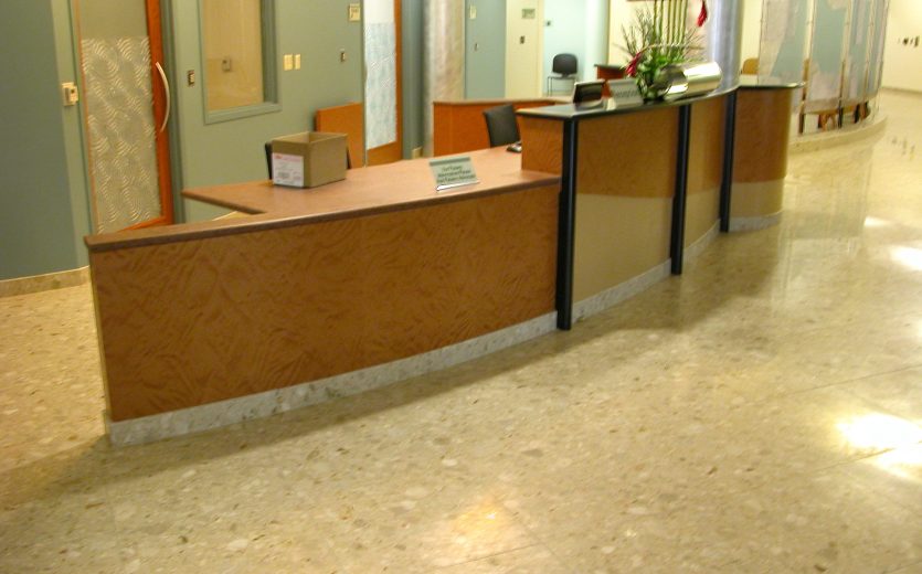Custom Reception Desk for Healthcare Facility